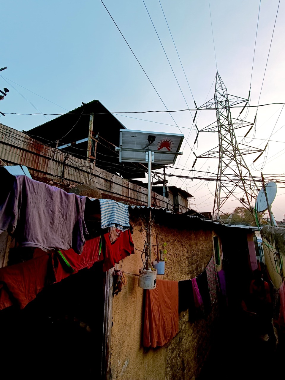 Solar Powered Home Light System for slums, MIDC, Bhosari (Pune area)